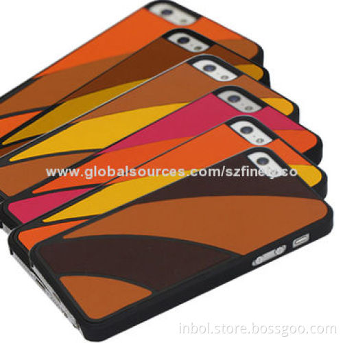 PC Cases for iPhone 5/5S, PU Leather Stick, Hit Colors Available, Unique Design